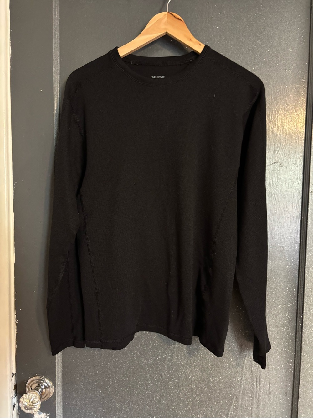 Marmot Men's Black Long-Sleeve Crew Shirt